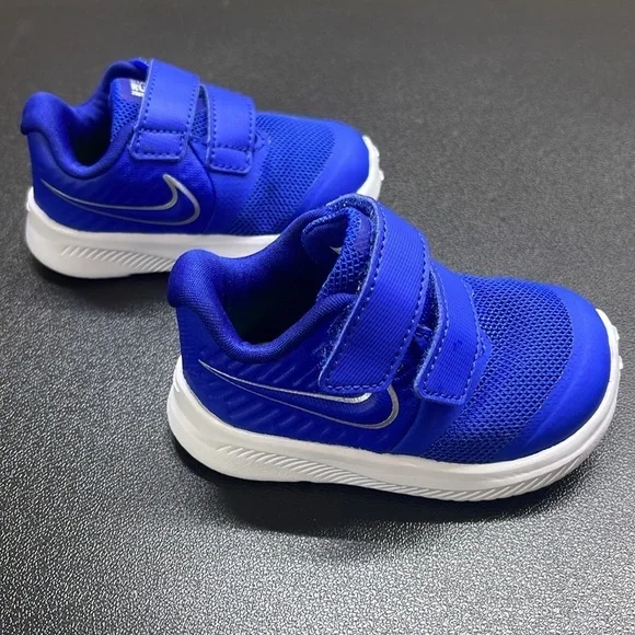 NEW NIIKE STAR RUNNER 2 (TDV) SNEAKERS Toddler Boy Size 3C Royal Blue - Picture 6 of 11